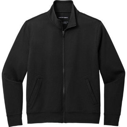 Custom Port Authority C-FREE Double Knit Full-Zip Deep Black