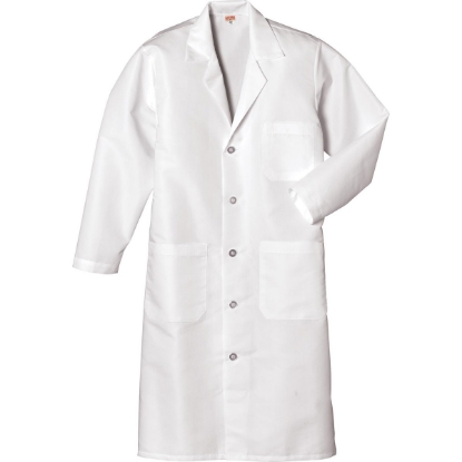 Custom Red Kap Lab Coat. White