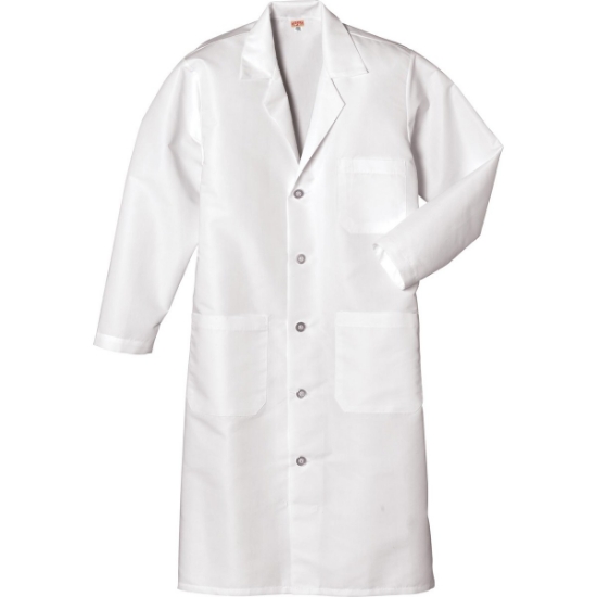 Custom Red Kap Lab Coat. White