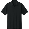 Custom Port & Co Core Blend Pique Polo. Jet Black