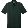 Custom Port & Co Tall Core Blend Jersey Knit Polo. Dark Green