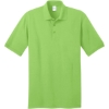 Custom Port & Co Tall Core Blend Jersey Knit Polo. Lime Green