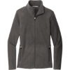 Custom Port Authority Womens Accord Microfleece Jacket Pewter Gray