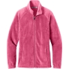 Custom Port Authority Womens Plush Fleece Full-Zip Jacket Awareness Pink