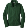 Custom Port Authority Womens Value Fleece Jacket. Forest Green