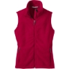 Custom Port Authority Womens Value Fleece Vest. True Red