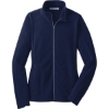 Custom Port Authority Womens Microfleece Jacket. True Navy Blue