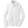 Custom Port Authority Womens Microfleece Jacket. White