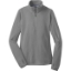 Custom Port Authority Womens Microfleece 1/2-Zip Pullover. Pearl Grey