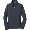 Custom Port Authority Womens Core Soft Shell Jacket. Battleship Gray