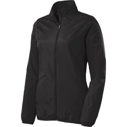 Custom Port Authority Womens Zephyr Full-Zip Jacket. Black