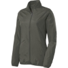 Custom Port Authority Womens Zephyr Full-Zip Jacket. Grey Steel