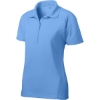 Custom Sport-Tek Womens Dri-Mesh Pro Polo. Carolina Blue