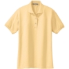 Custom Port Authority Womens Silk Touch Polo. Banana Yellow