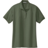 Custom Port Authority Womens Silk Touch Polo. Clover Green