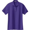 Custom Port Authority Womens Silk Touch Polo. Purple