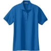 Custom Port Authority Womens Silk Touch Polo. Strong Blue