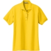 Custom Port Authority Womens Silk Touch Polo. Sunflower Yellow