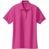Custom Port Authority Womens Silk Touch Polo. Tropical Pink