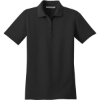Custom Port Authority Womens Stain-Resistant Polo. Black
