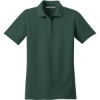 Custom Port Authority Womens Stain-Resistant Polo. Dark Green