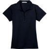 Custom Port Authority Womens Tech Pique Polo. Dark Navy Blue