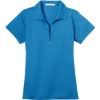 Custom Port Authority Womens Tech Pique Polo. Vivid Blue