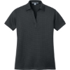 Custom Port Authority Womens Performance Fine Jacquard Polo. Grey Smoke