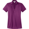Custom Port Authority Womens Performance Fine Jacquard Polo. Violet Purple