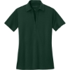 Custom Port Authority Womens Silk Touch Performance Polo. Dark Green