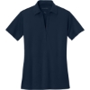 Custom Port Authority Womens Silk Touch Performance Polo. Navy Blue