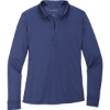 Custom Port Authority Womens Silk Touch Performance Long Sleeve Polo. Royal Blue