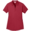 Custom Port Authority Womens Diamond Jacquard Polo. Rich Red