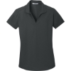 Custom Port Authority Womens Dry Zone Grid Polo. Battleship Gray