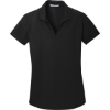 Custom Port Authority Womens Dry Zone Grid Polo. Black
