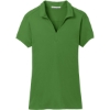 Custom Port Authority Womens Rapid Dry Mesh Polo. Treetop Green