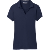 Custom Port Authority Womens Rapid Dry Mesh Polo. True Navy Blue