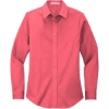 Custom Port Authority Womens Long Sleeve Easy Care Shirt. Hibiscus