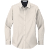 Custom Port Authority Womens Long Sleeve Easy Care Shirt. Lt Stone/Cl Ny