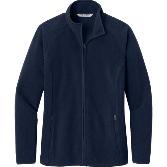 Custom Port Authority Womens C-FREE Raglan Fleece True Navy Blue