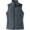 Custom Port Authority Womens Puffy Vest. Dark Slate/Black