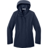 Custom Port Authority Womens C-FREE Rain Jacket True Navy Blue