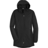Custom Port Authority Womens Active Hooded Soft Shell Jacket. Deep Black