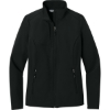 Custom Port Authority Womens C-FREE Core Soft Shell Deep Black