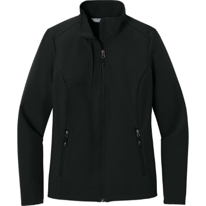 Custom Port Authority Womens C-FREE Core Soft Shell Deep Black