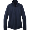 Custom Port Authority Womens Smooth Fleece 1/4-Zip River Blue Navy