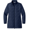 Custom Port Authority Womens C-FREE Brick Jacket True Navy Blue
