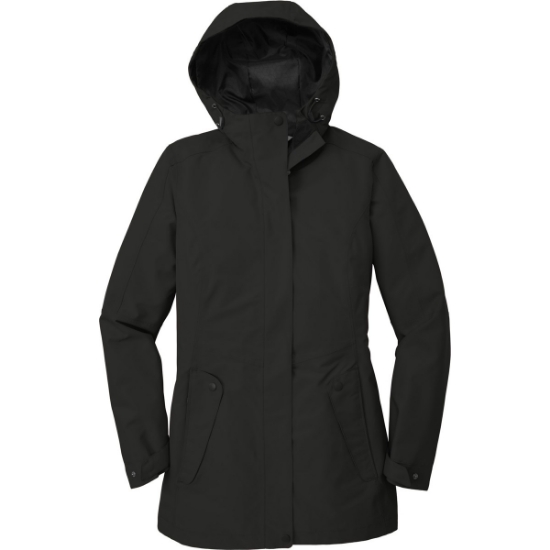 Custom Port Authority Womens Collective Outer Shell Jacket. Deep Black