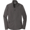 Custom Port Authority Womens Collective Smooth Fleece Jacket. Graphite Gray