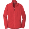 Custom Port Authority Womens Collective Smooth Fleece Jacket. Red Pepper